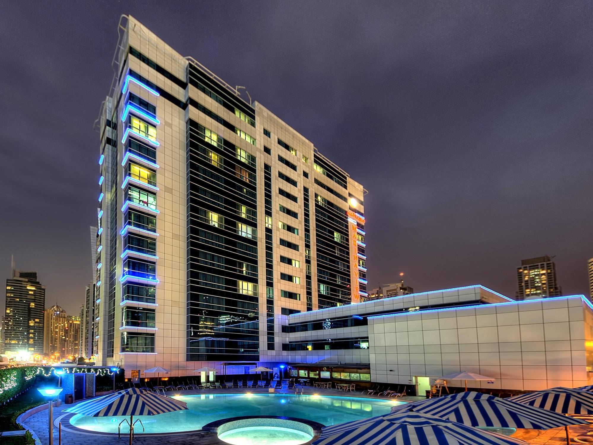 Marina View Deluxe Hotel Apartment Dubai Exterior photo